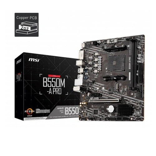 MSI B550M-A PRO DDR4 AMD AM4 Micro ATX Motherboard