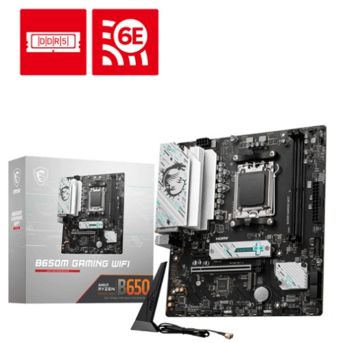 MSI B650M GAMING WIFI AM5 mATX Motherboard